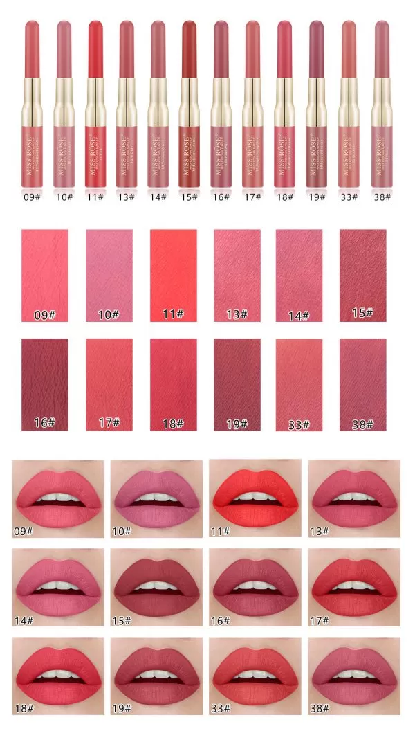 MISS ROSE Multifunctional Lipstick Pen 1Pcs 15 Soulsister Matte - image 3