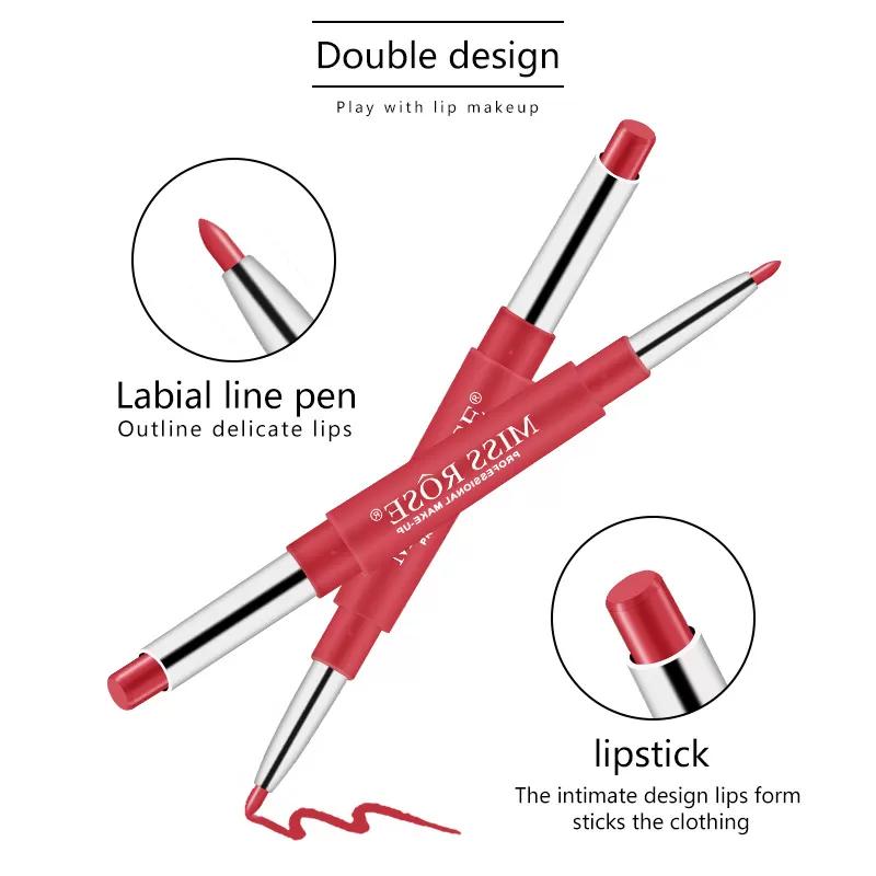 Miss Rose Multifunctional Lipstick Pen 1Pcs 08 Flame - image 5