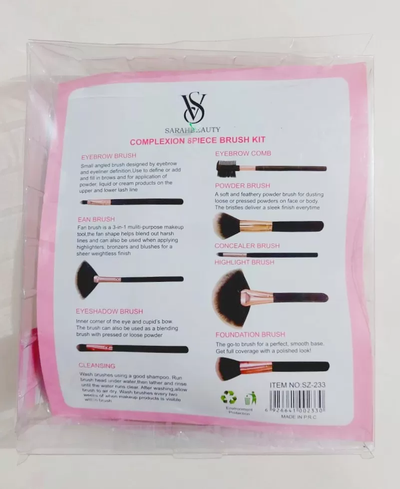 VS Professional Makeup Brush Set 9Pcs Gift Box Makeup Tool - image 2