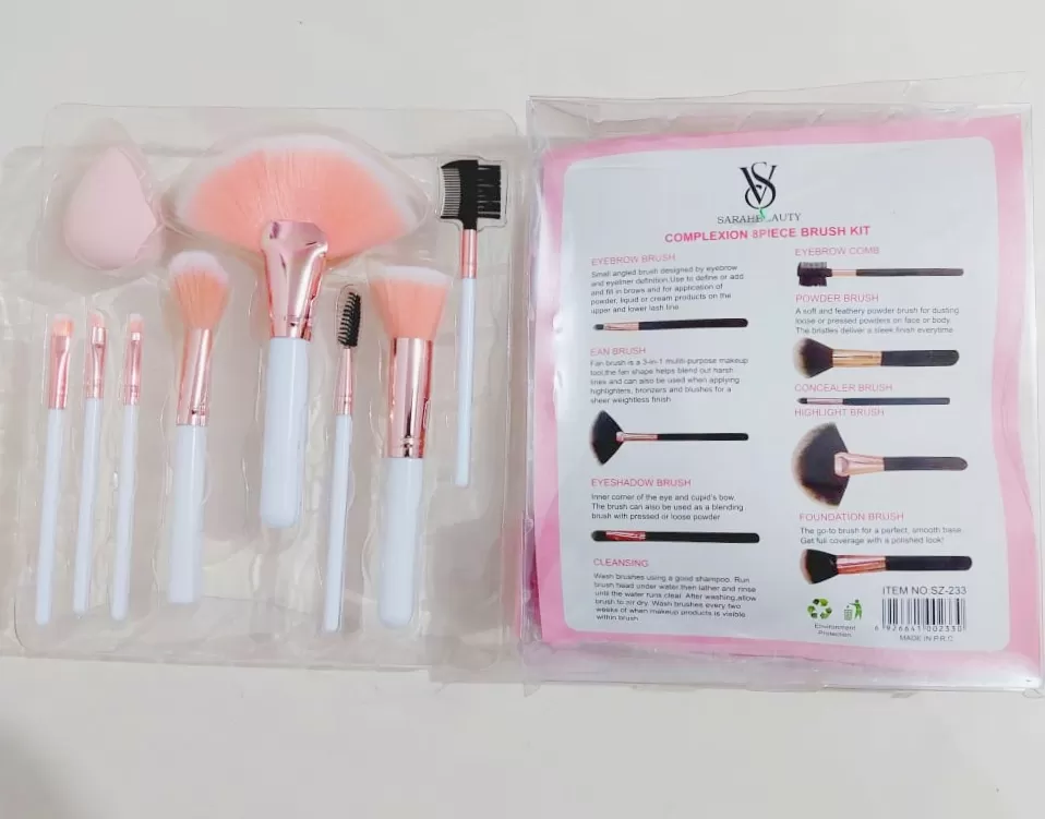 VS Professional Makeup Brush Set 9Pcs Gift Box Makeup Tool - image 4