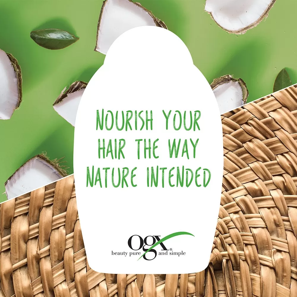 OGX Coconut Milk Shampoo & Conditioner 385ml - image 2