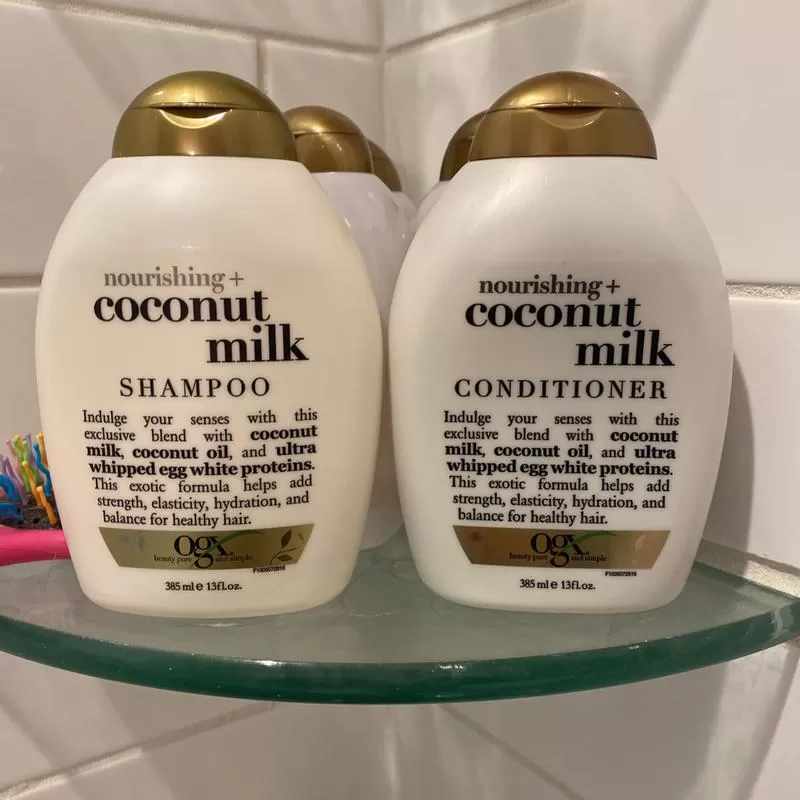 OGX Coconut Milk Shampoo & Conditioner 385ml - image 3