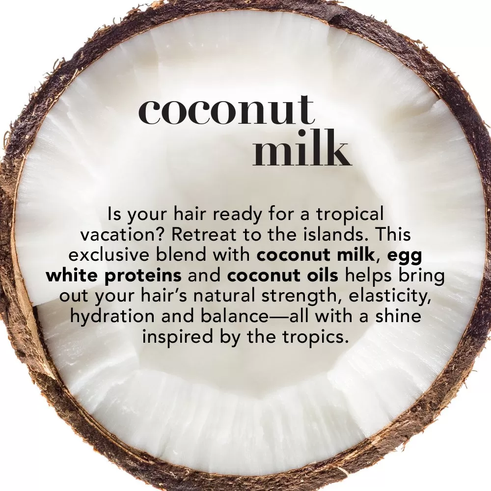 OGX Coconut Milk Shampoo & Conditioner 385ml - image 4
