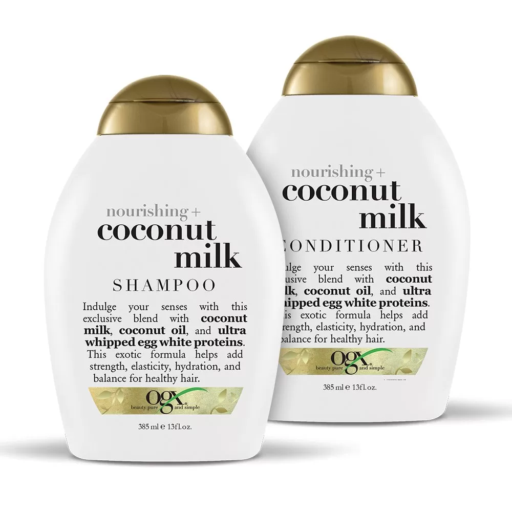 OGX Coconut Milk Shampoo & Conditioner 385ml - image 7