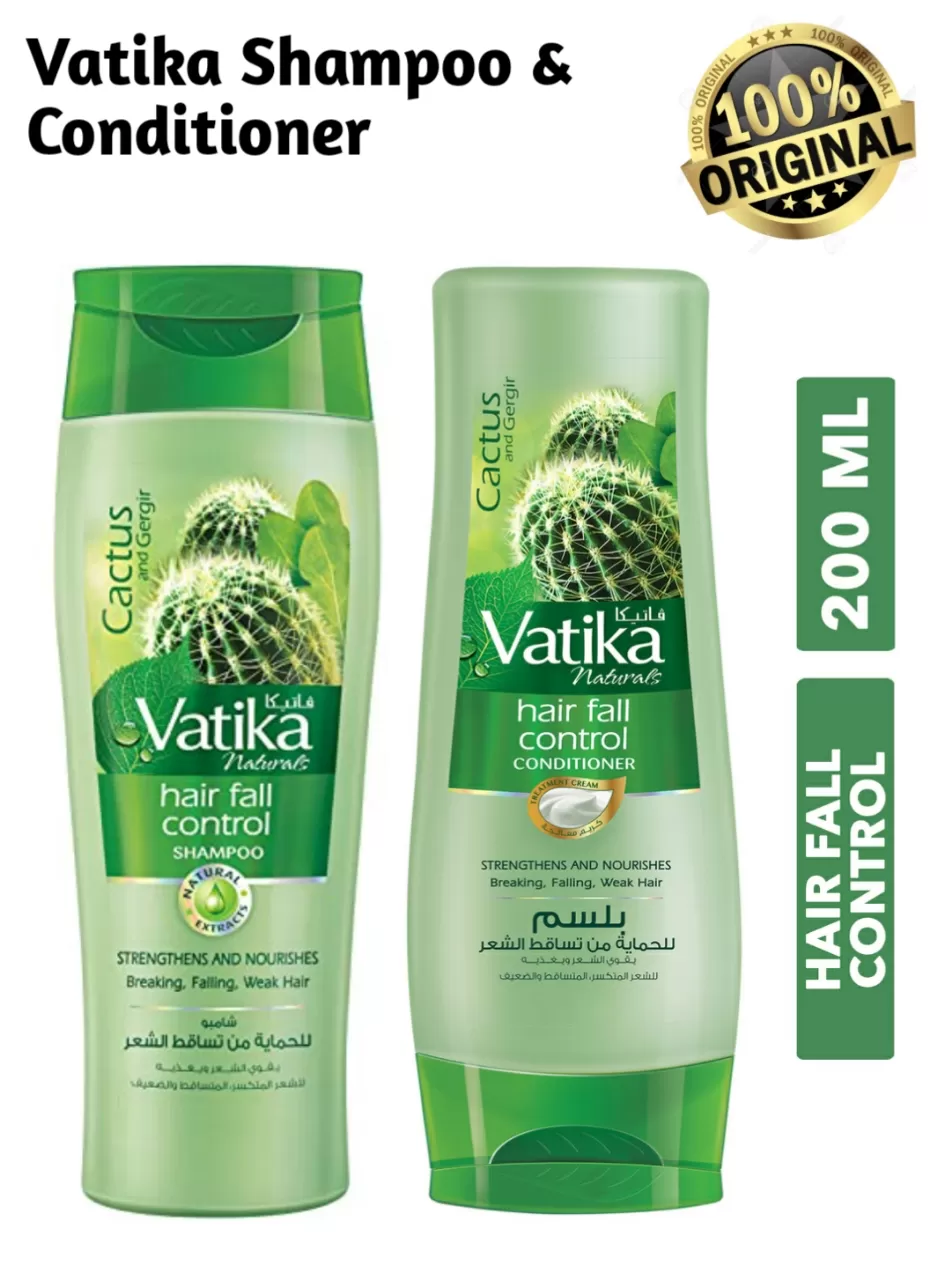 ?Vatika Cactus & Gergir Shampoo & Conditioner 200ml - image 5