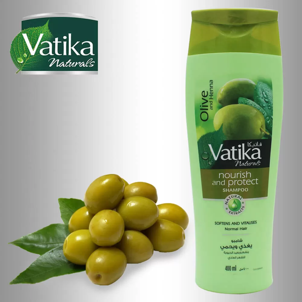 Vatika Olive & Henna Shampoo Nourish & Protect 400ml - image 5