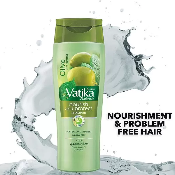 Vatika Olive & Henna Shampoo Nourish & Protect 400ml - image 6