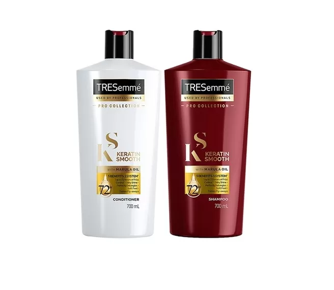 Tresemme Keratin Smooth Shampoo & Conditioner Set 700ml - image 3