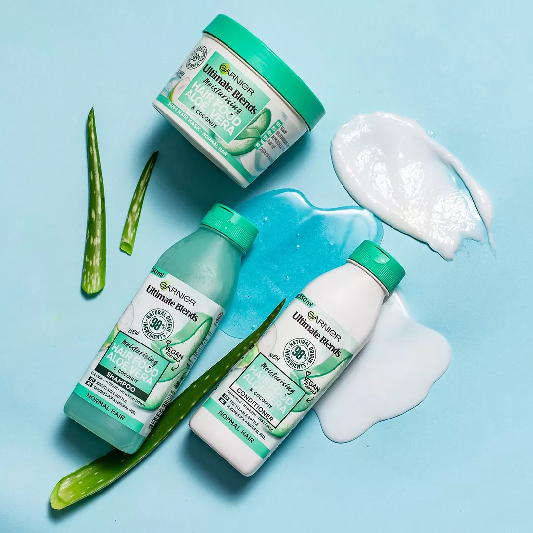 Garnier Hair Food Shampoo Conditioner 3 In 1 Aloe Vera - image 6