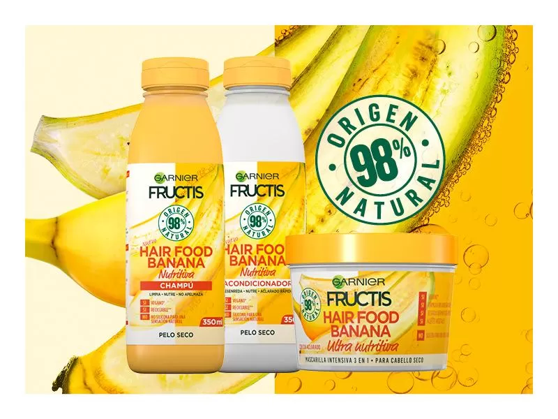 Garniers Hair Food Shampoo Conditioner 3 In 1 Banana 98% - image 7