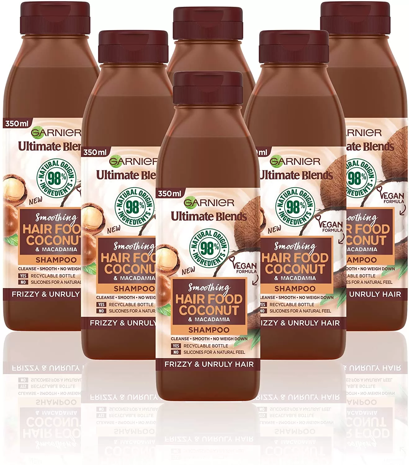 Garnier Hair Food Shampoo Conditioner 3 In 1 Coconut - image 3