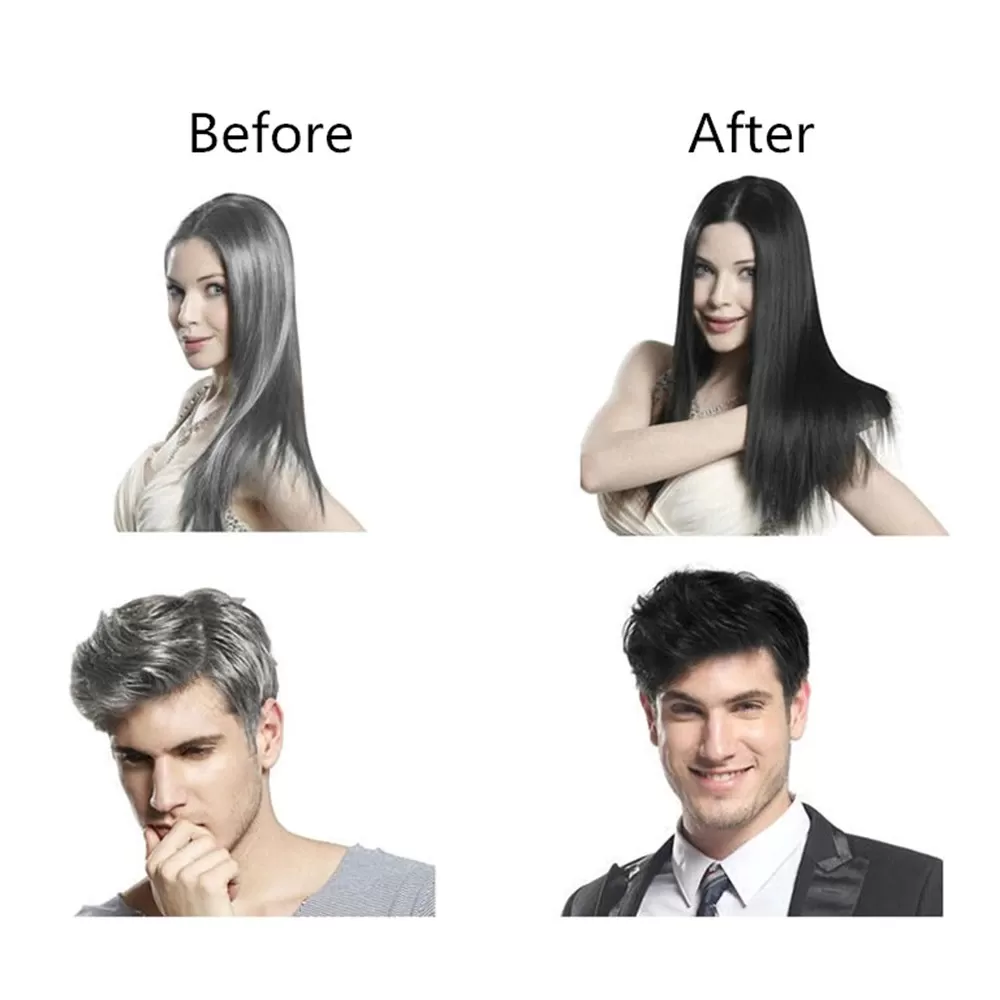 Dexe Black Hair Shampoo 25mlx2Pcs Hair Color Shampoo - image 5