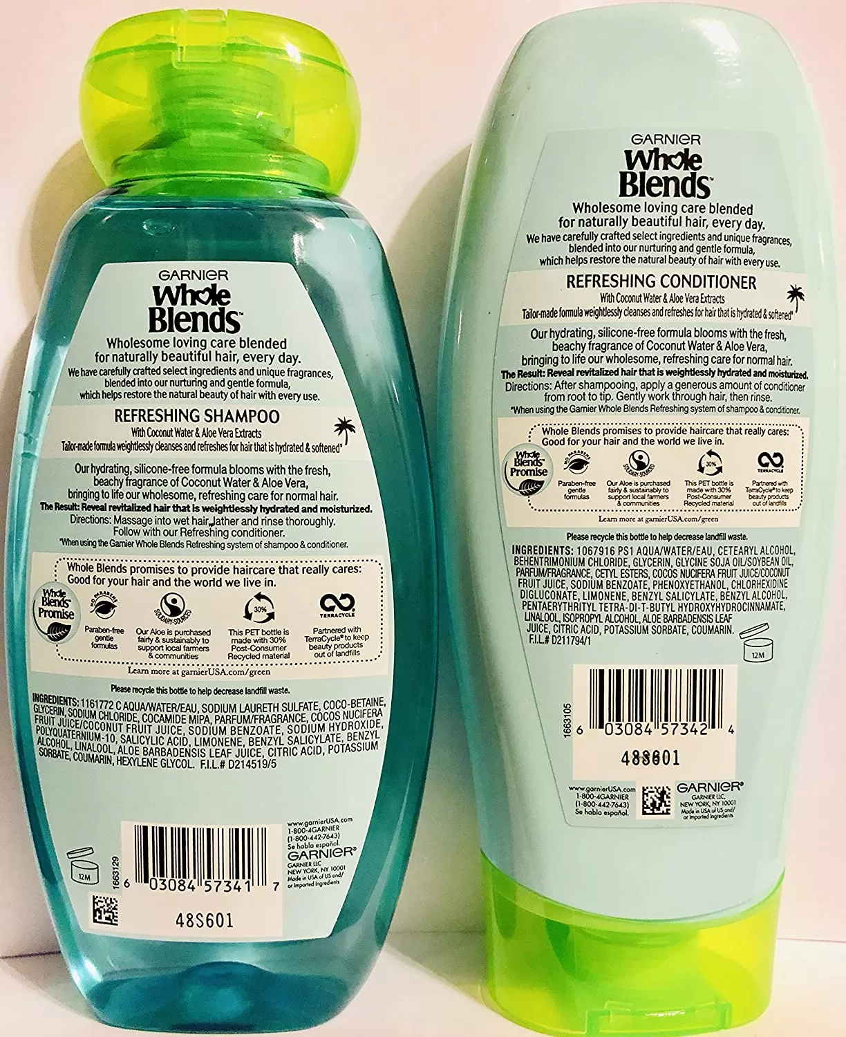 Garniers Whole Blends Shampoo & Conditioner 370ml - image 2