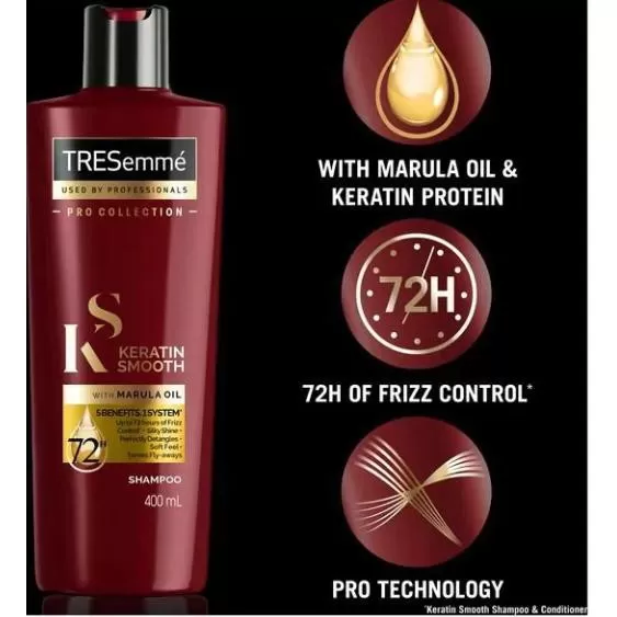 Tresemme Keratin Smooth with Argon Oil Shampoo & Conditioner 400ml - image 7