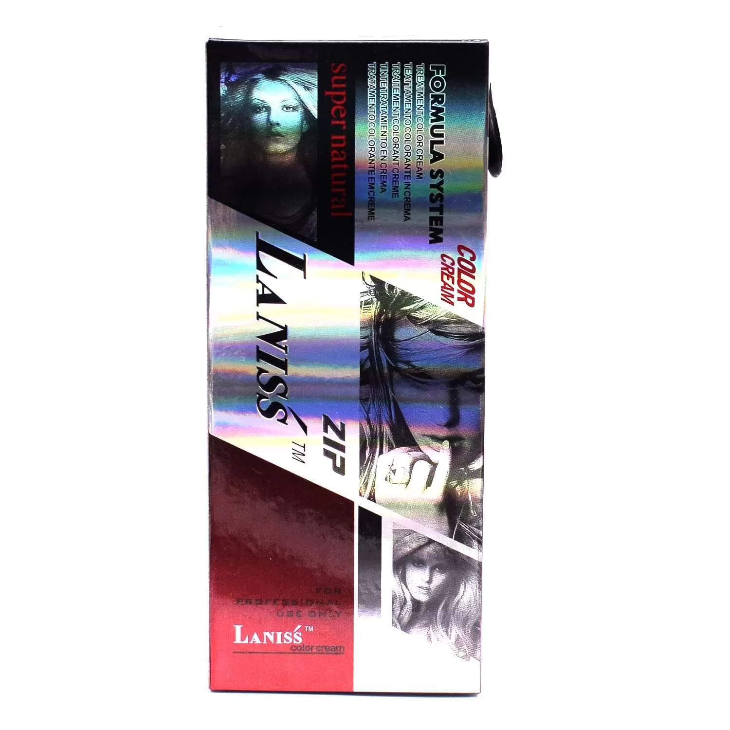 Laniss Permanant Hair Color Natural Black 2/0 Hair Dye - image 3