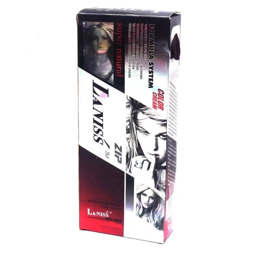 Laniss Permanant Hair Color Natural Black 2/0 Hair Dye - image 5