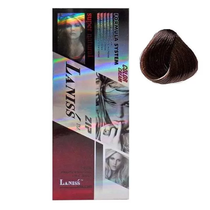 Laniss Permanant Hair Color Natural Black 2/0 Hair Dye - image 6