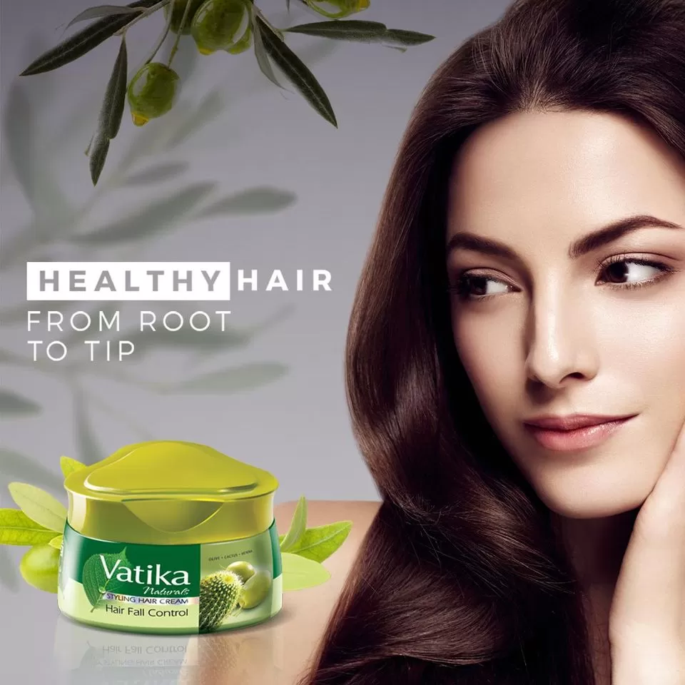 Dabur Vatika Naturals Hair Fall Control Styling Hair Cream - image 4