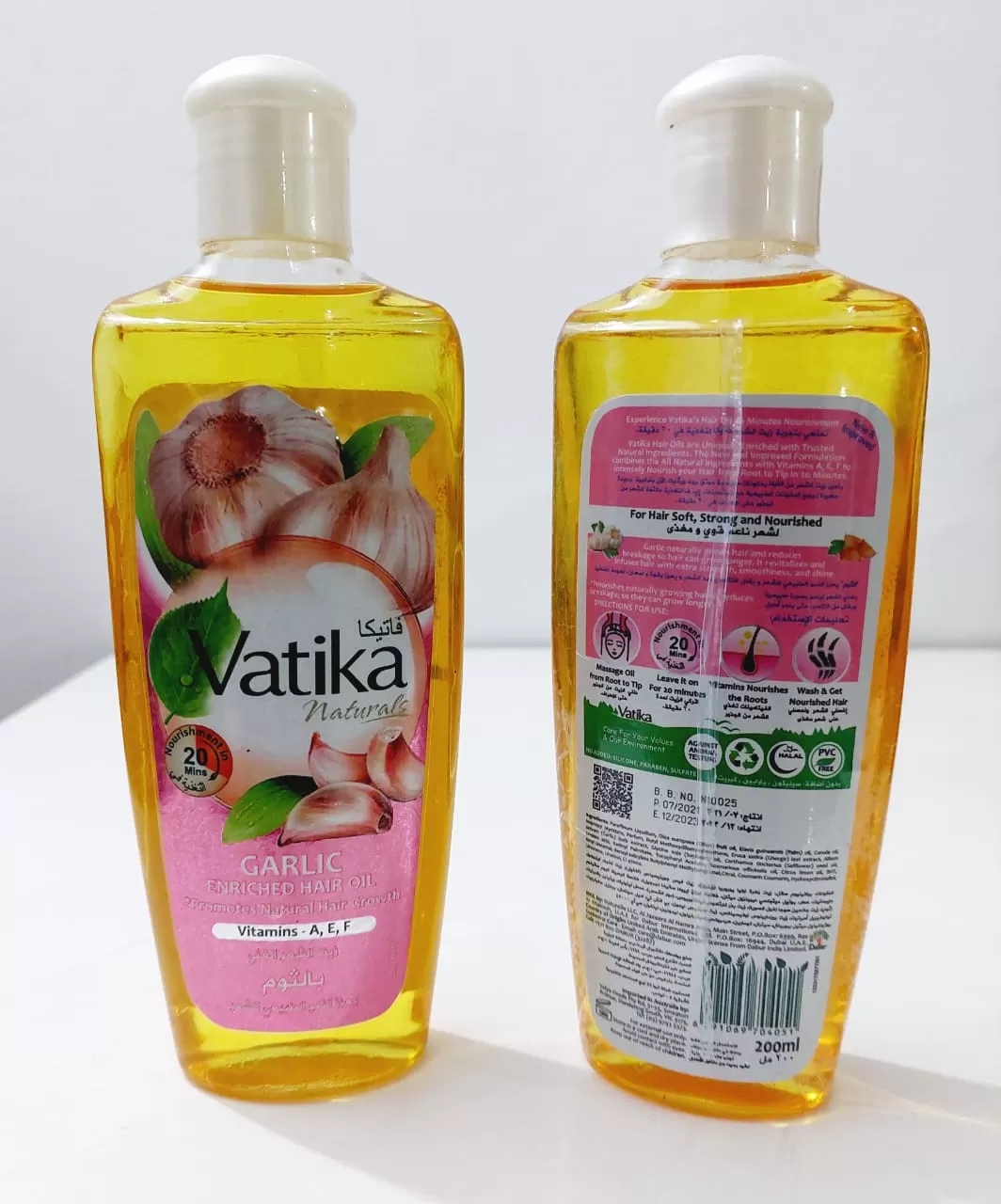 Dabur Naturals Garlic Enriched Hair Oil 200ml - image 3