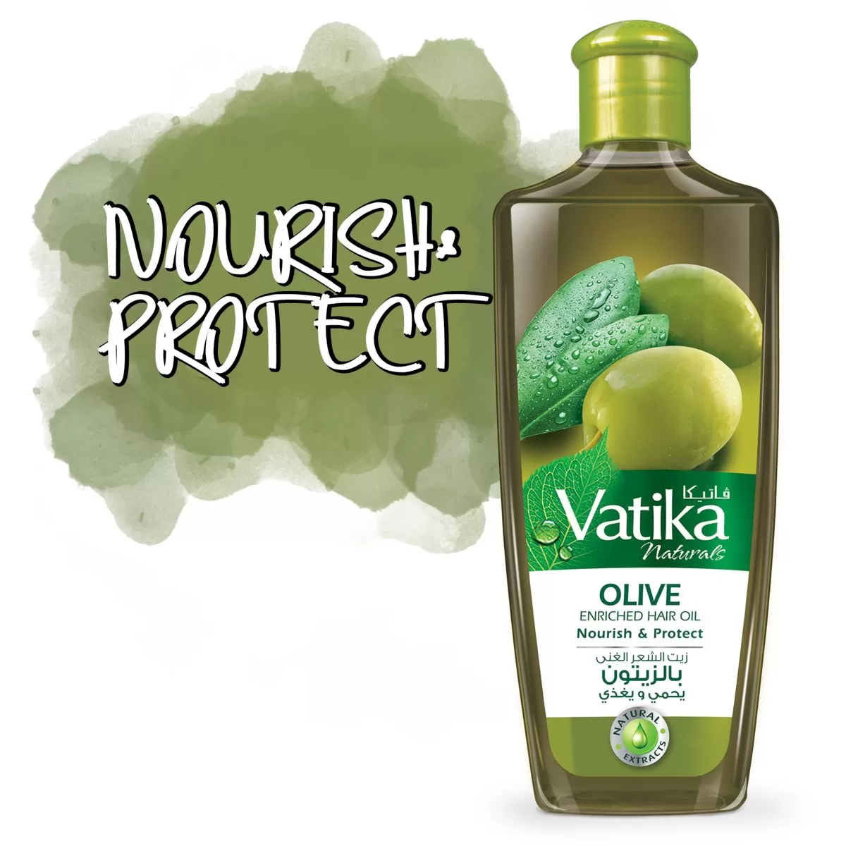 Dabur Vatika Olive Hair Oil 200ml Nourish & Protect Hair - image 2