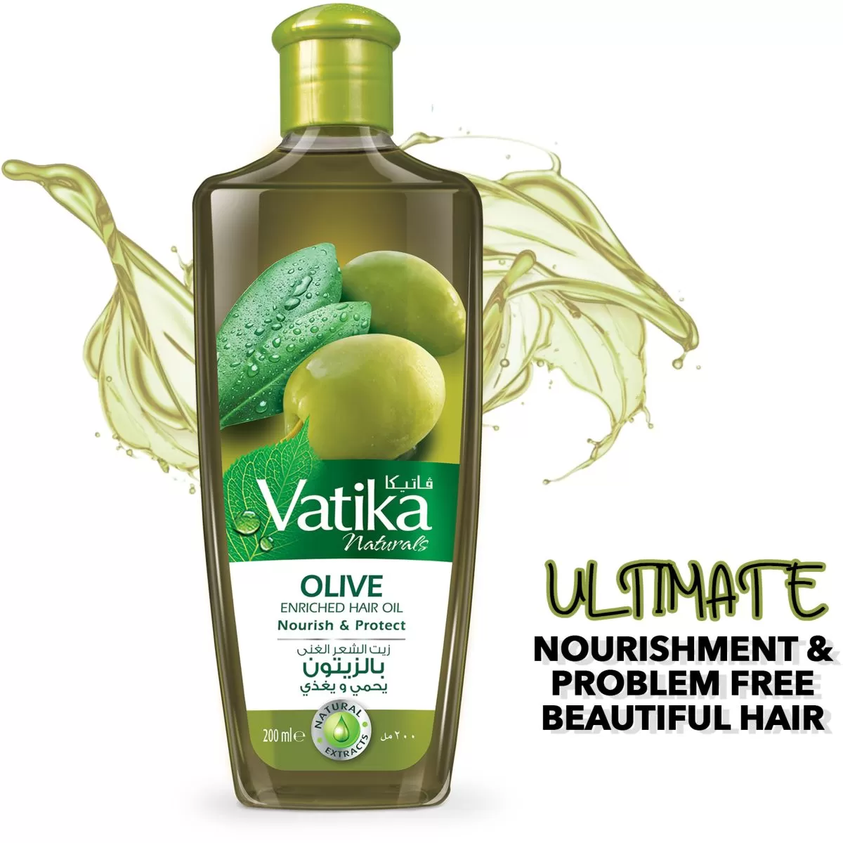Dabur Vatika Olive Hair Oil 200ml Nourish & Protect Hair - image 5