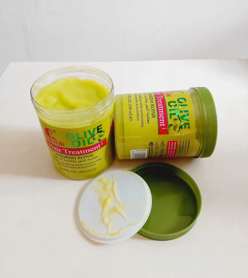 Roushun Olive Oil Hair Treatment 500ml Nourish Repair - image 2