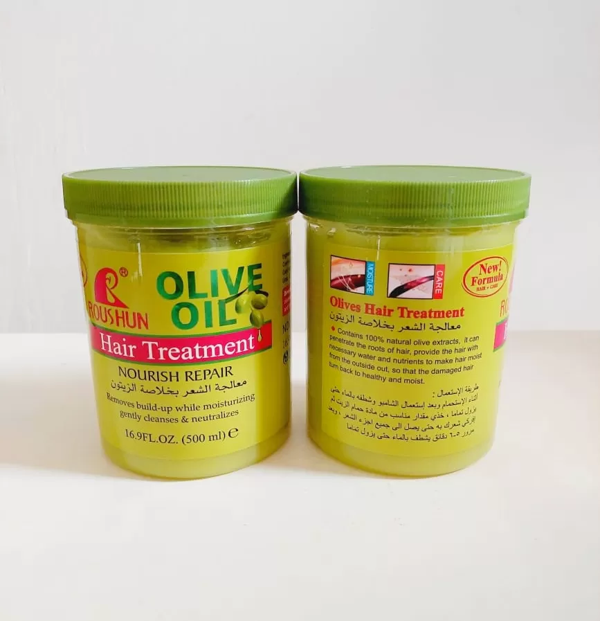 Roushun Olive Oil Hair Treatment 500ml Nourish Repair - image 6