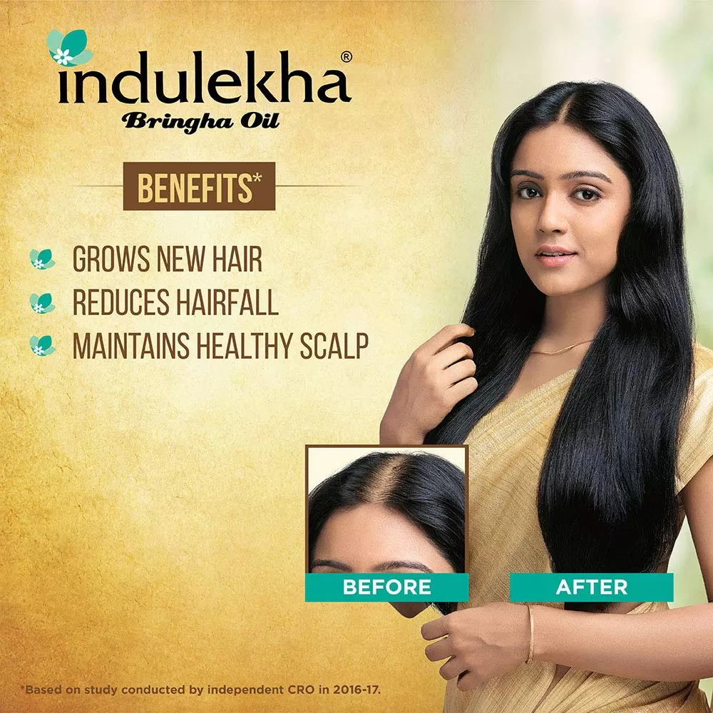 Indulekha Bringha Reduces Hair Fall Ayurvedic Oil 100ml - image 6
