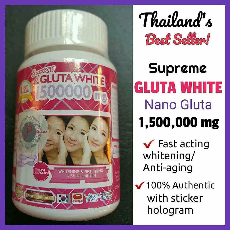 Supreme Gluta White 1500000mg Skin Care 30 Capsule - image 2