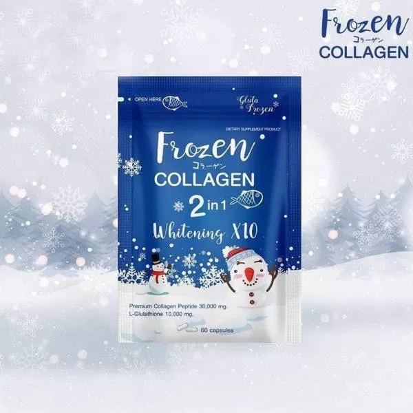 Frozen Collagen Gluta 2 in 1 Frozen Collagen 60 Capsules - image 7