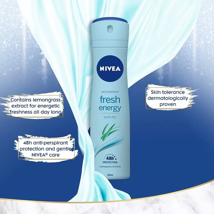 Nivea 48h Protection Anti-Perspirant Fresh Energy Deodorant - image 2
