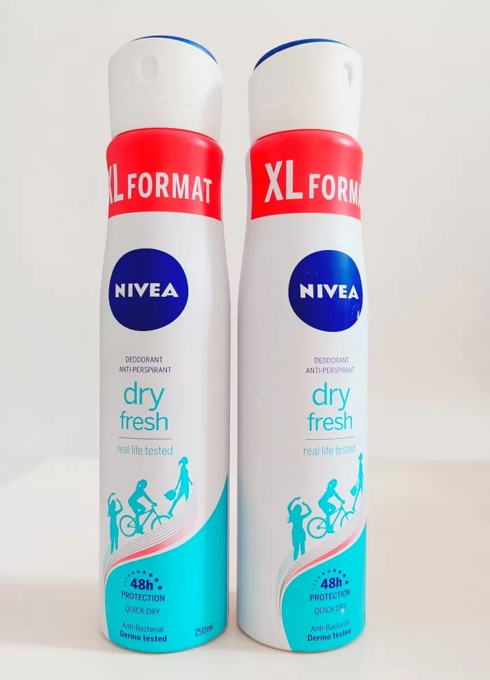 Nivea Dry Fresh Deodorant 250ml Body Spray - image 4