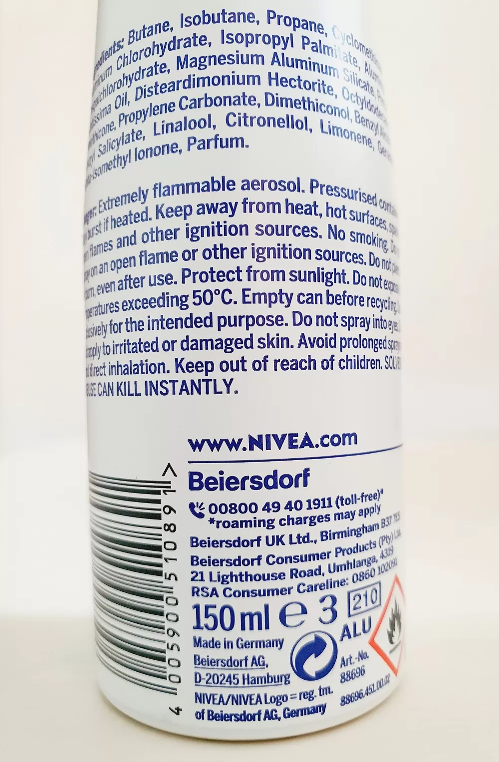 Nivea Ultimate Protect Anti-Perspirant Deodorant 150ml - image 3