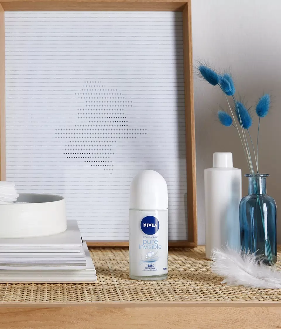 Nivea Pure Invisible Antiperspirant Deodorant Roll On - image 2