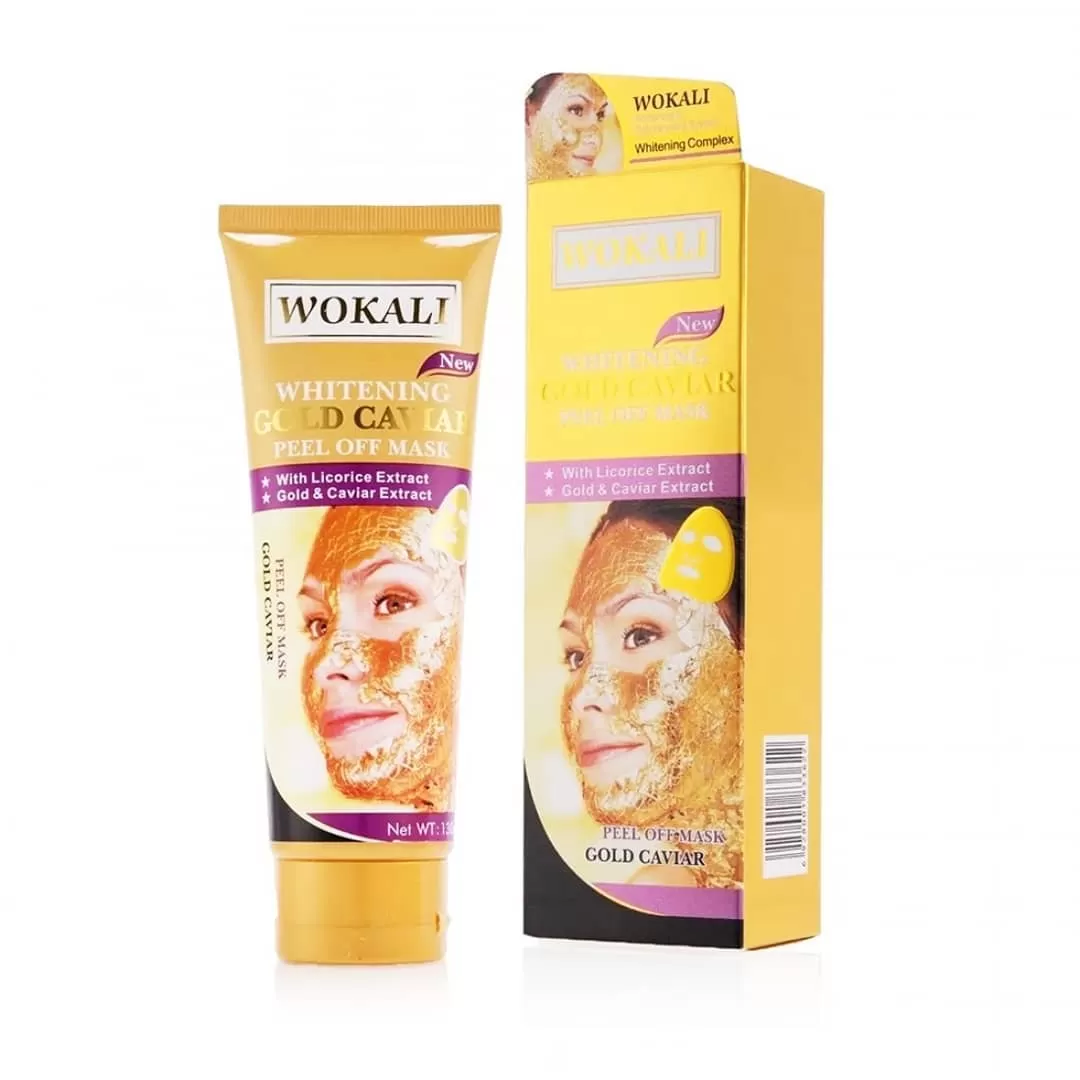 Wokali Gold Caviar Mask Face Peel Off Mask Pack 130ml - image 3
