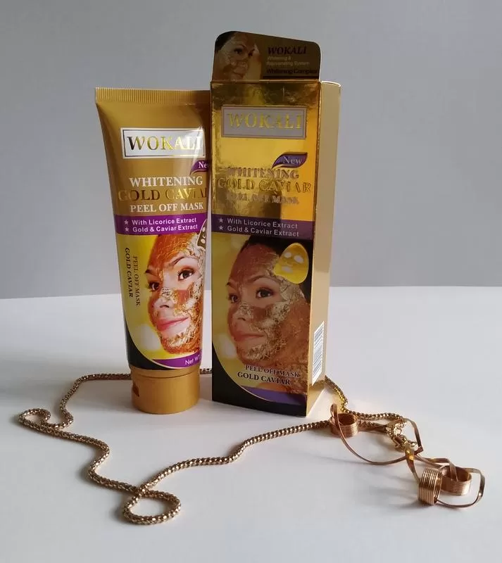 Wokali Gold Caviar Mask Face Peel Off Mask Pack 130ml - image 4