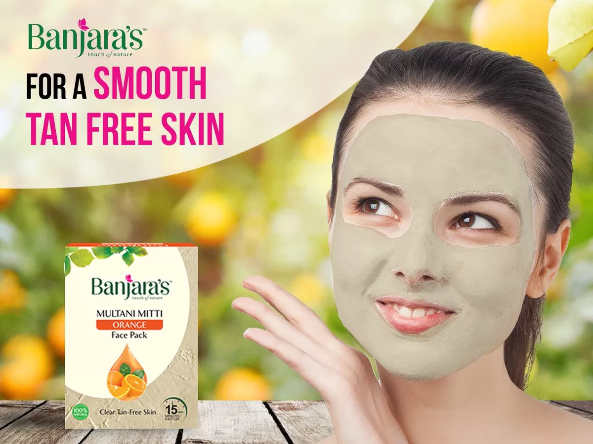 Banjaras Multani Mitti Orange Face Pack Powder 100g - image 2