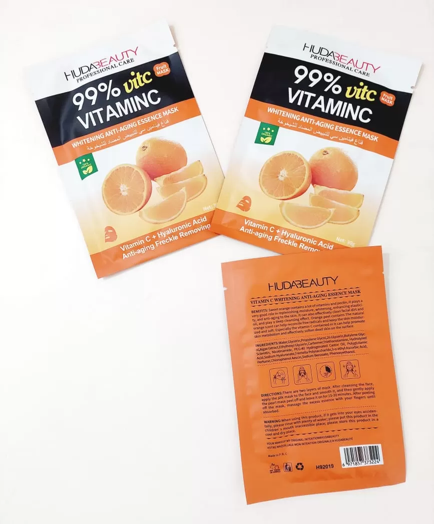 Huda Beauty Vitamin C Face Mask Sheet 1Pcs Vitamin C - image 2