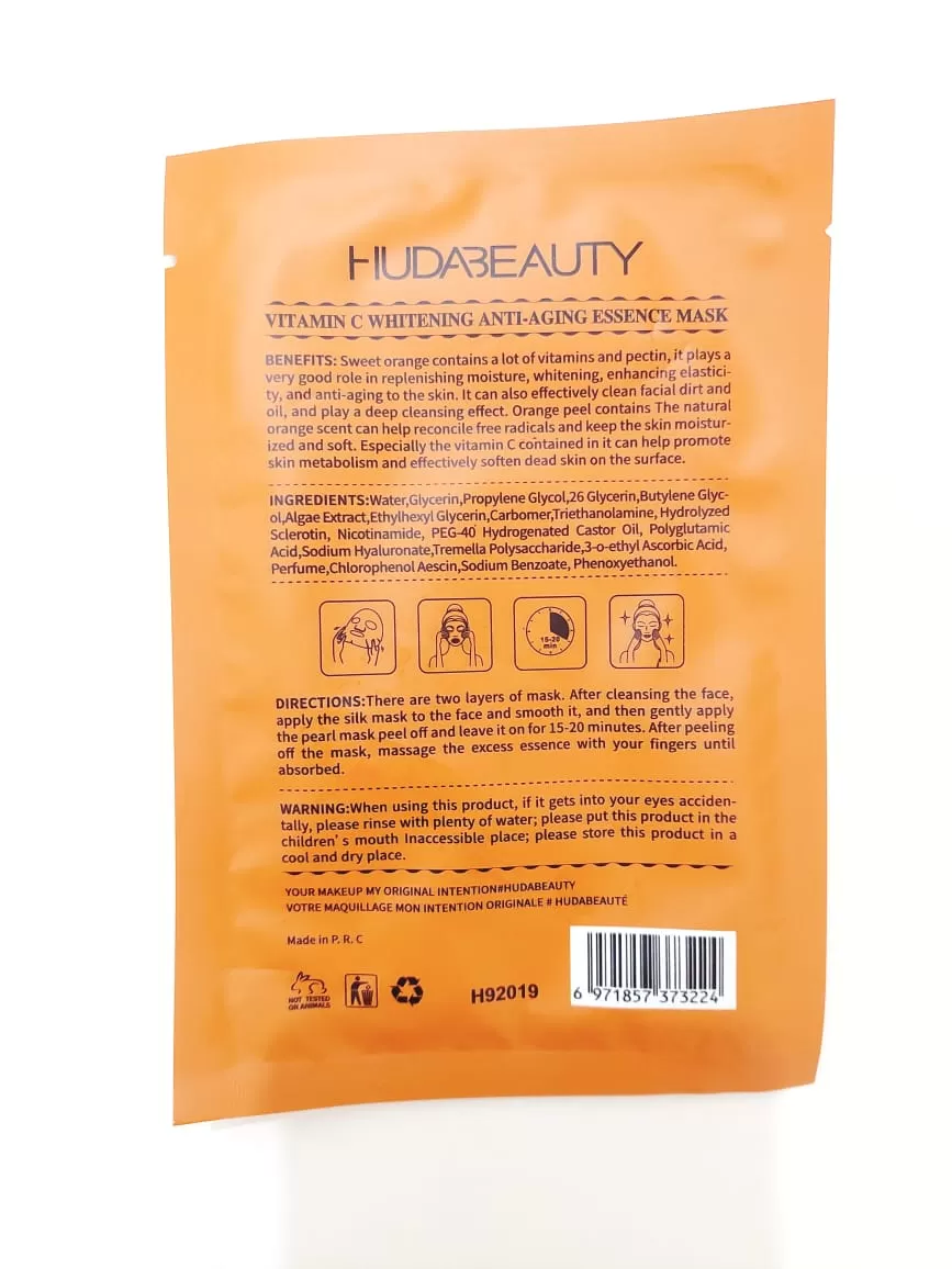 Huda Beauty Vitamin C Face Mask Sheet 1Pcs Vitamin C - image 5
