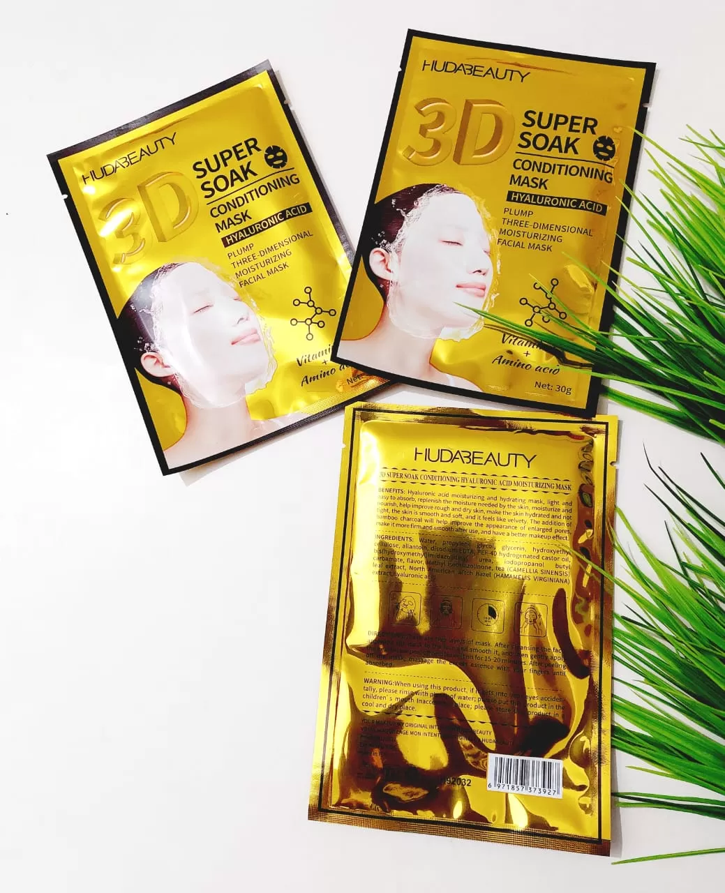 Huda Beauty Super Soak Conditioning Face Mask Sheet 1Pcs - image 2