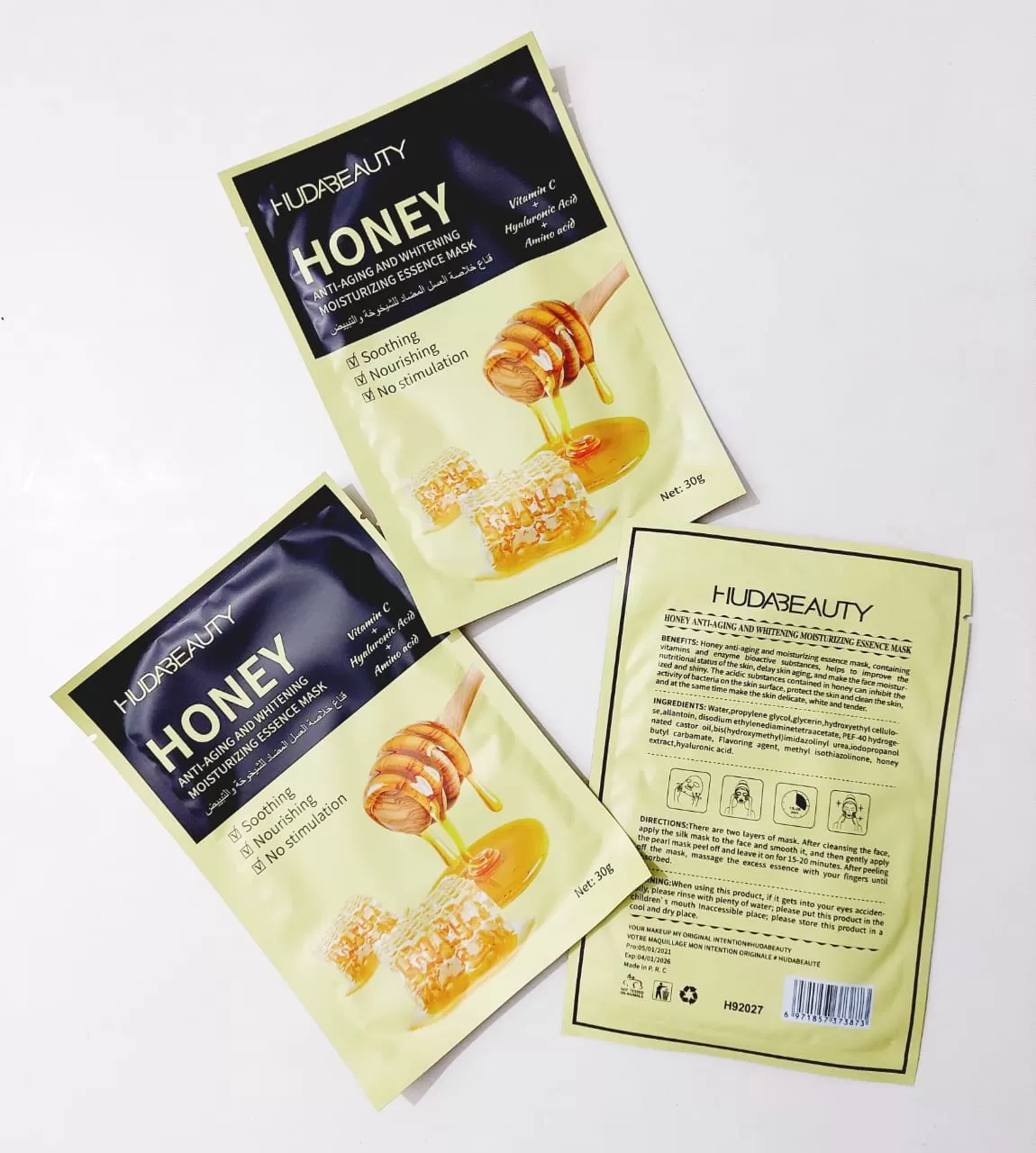 Huda Beauty Honey Face Mask Sheet 1Pcs - image 3