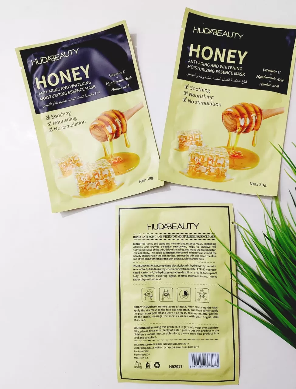 Huda Beauty Honey Face Mask Sheet 1Pcs - image 6
