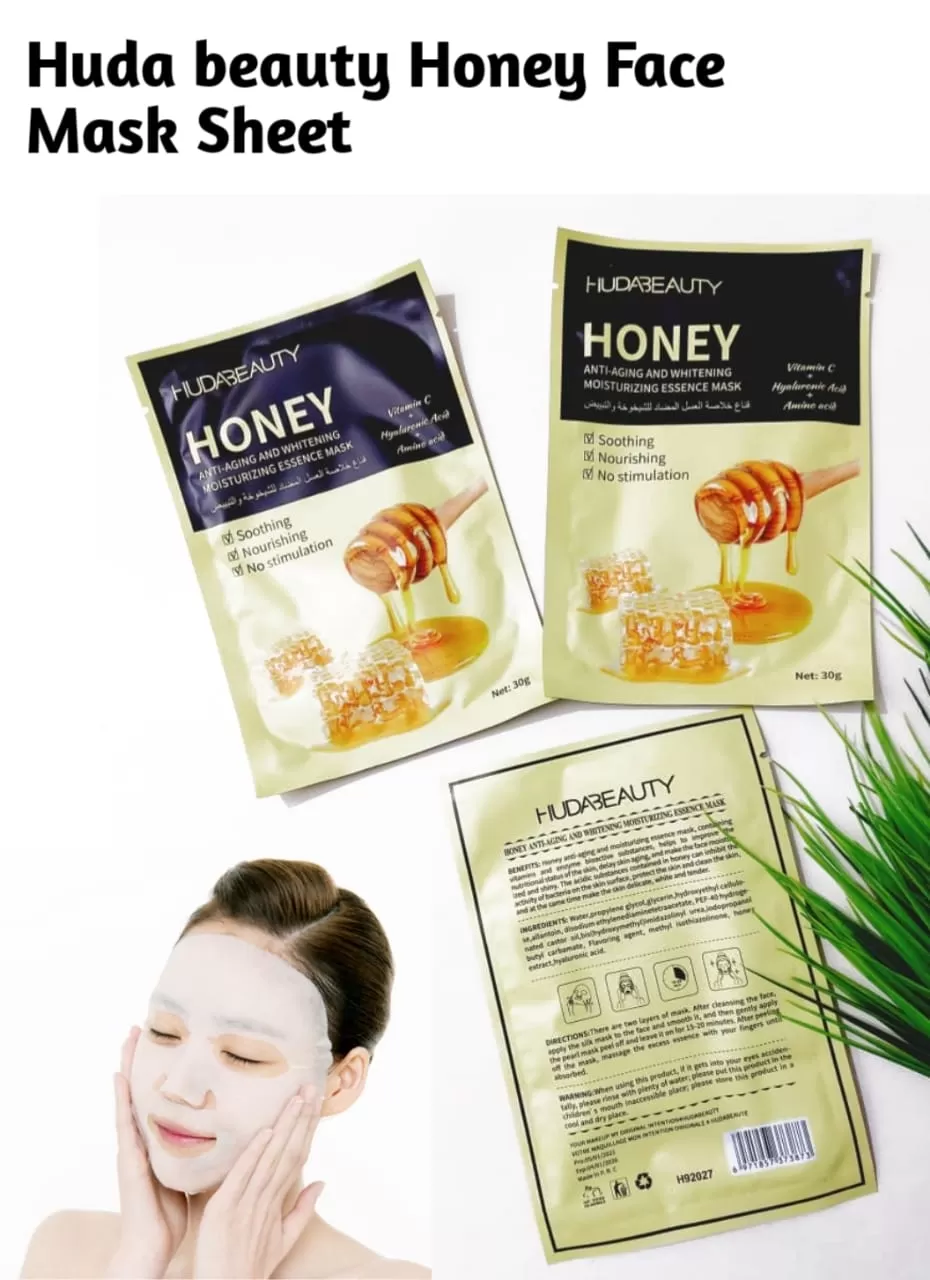 Huda Beauty Honey Face Mask Sheet 1Pcs - image 7