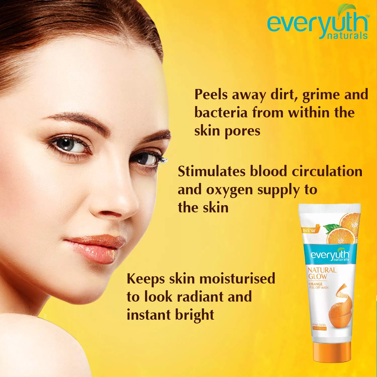 Everyuth Natural Orange Peel Off Mask 30g - image 3