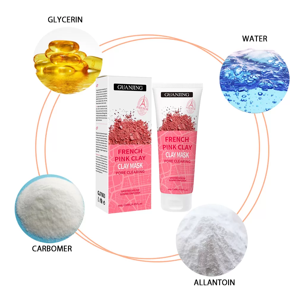 Guanjing French Pink Clay Mask 120ml - image 4