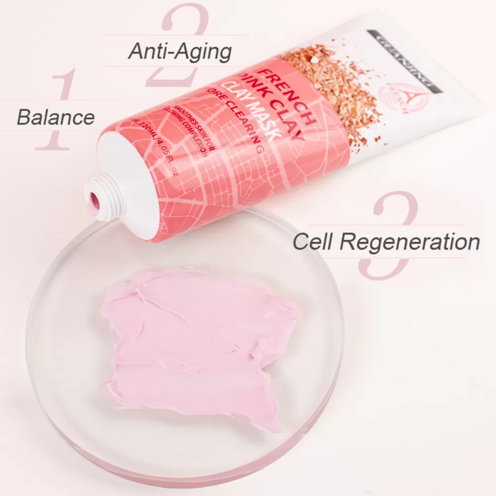 Guanjing French Pink Clay Mask 120ml - image 5