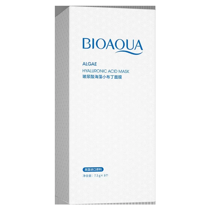 Bioaqua Hyaluronic Acid Seaweed Pudding Facial Mask Cream 8Pcs/1Box - image 2