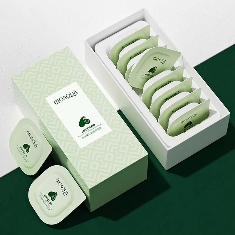 Bioaqua Avocado Extract Clearing Mud Cream Mask 8Pcs/1Box - image 8