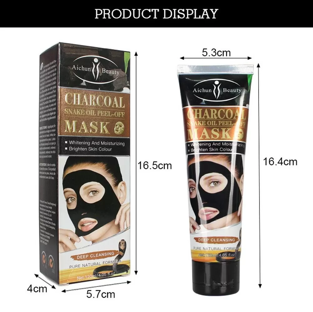 Aichun Beauty Charcoal Snake Oil Peel Off Face Mask 120m - image 3