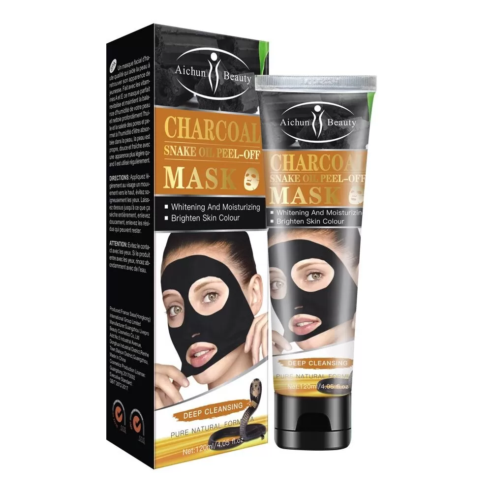 Aichun Beauty Charcoal Snake Oil Peel Off Face Mask 120m - image 4